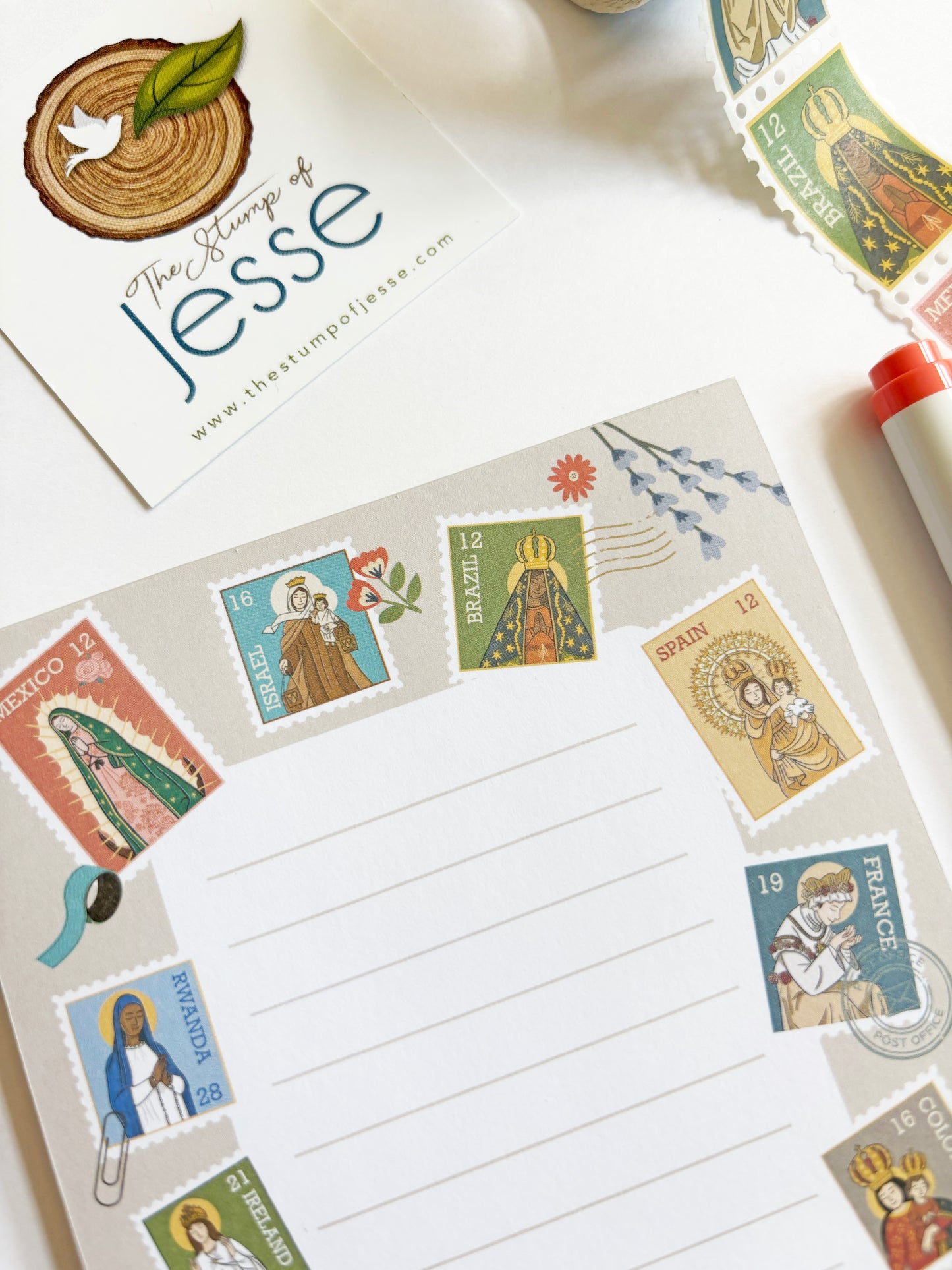 Ave Maria Post Notepad