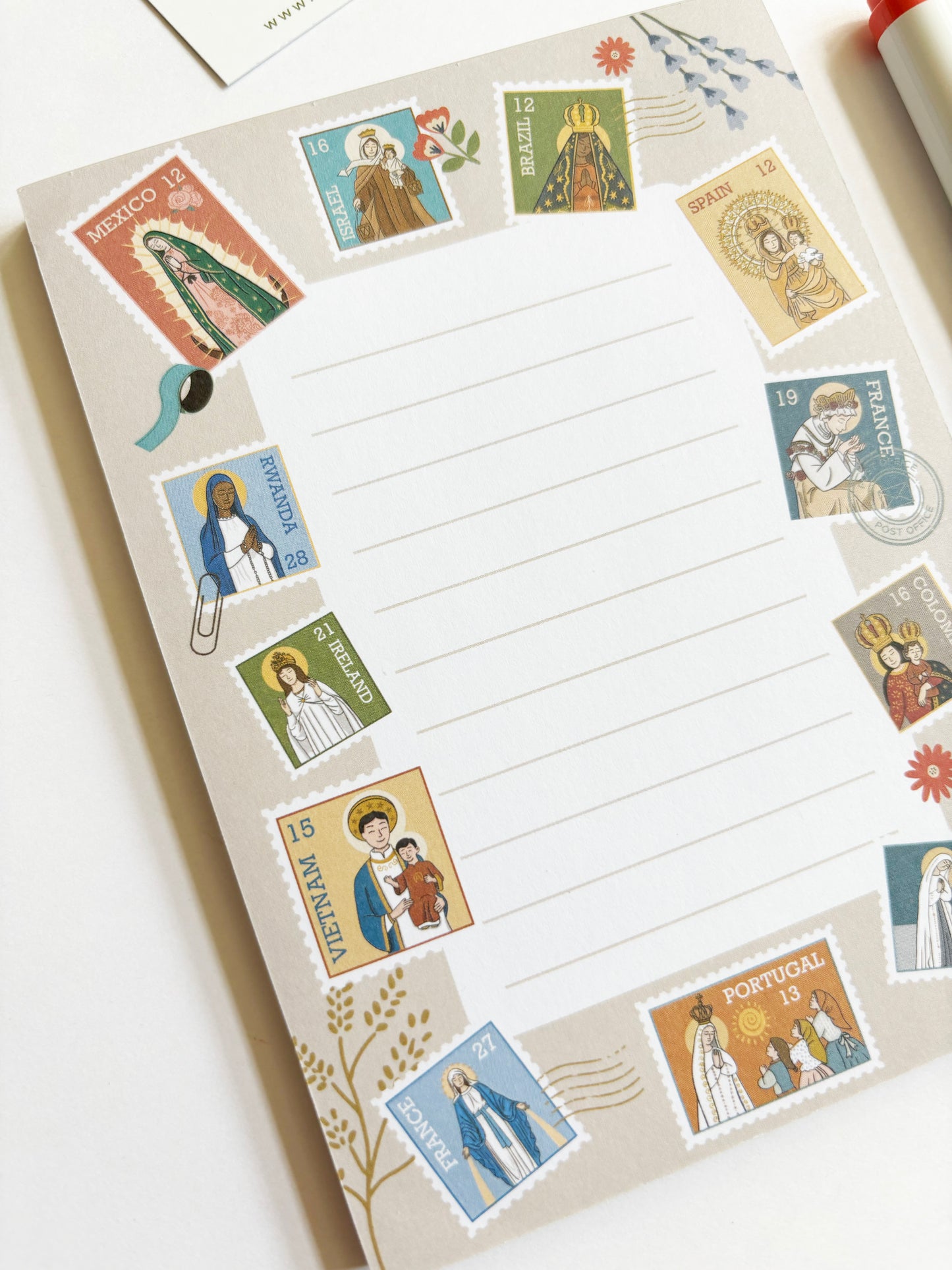 Ave Maria Post Notepad