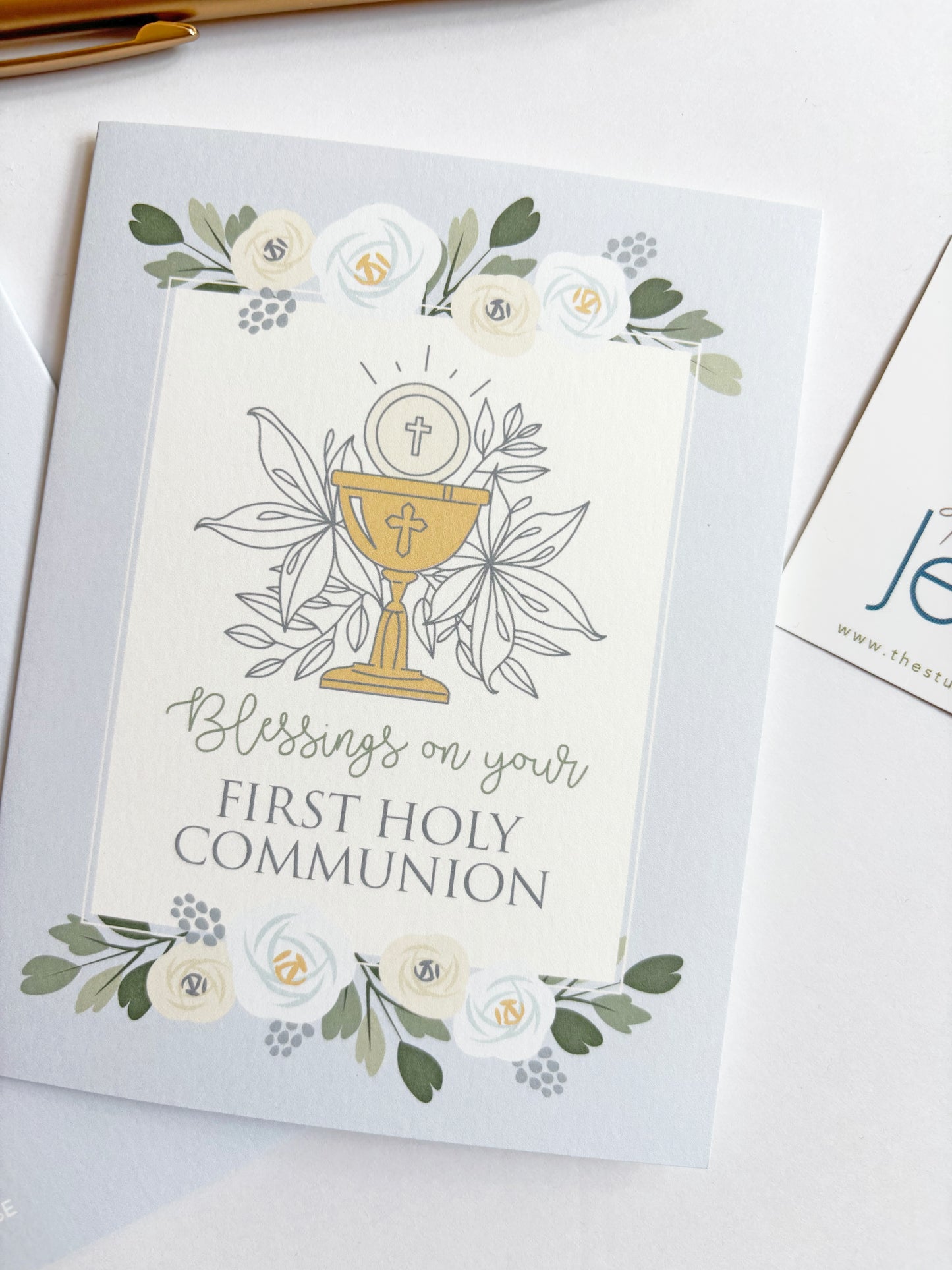 First Holy Communion Greeting Card
