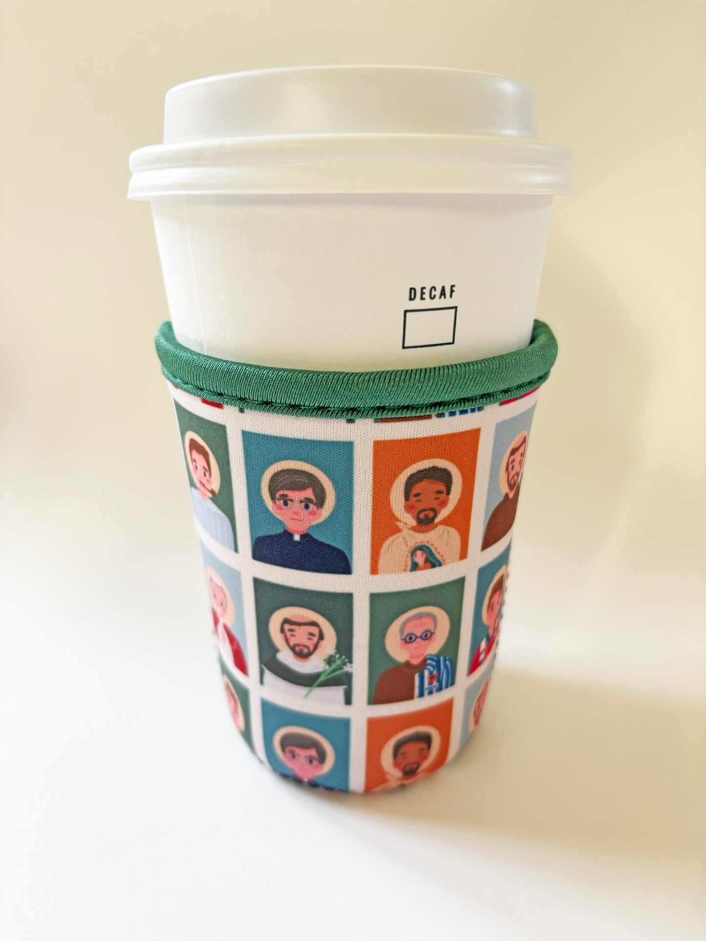 Men Saints Catholic Drink Sleeve | Coffee Cozies | Gift for Catholic