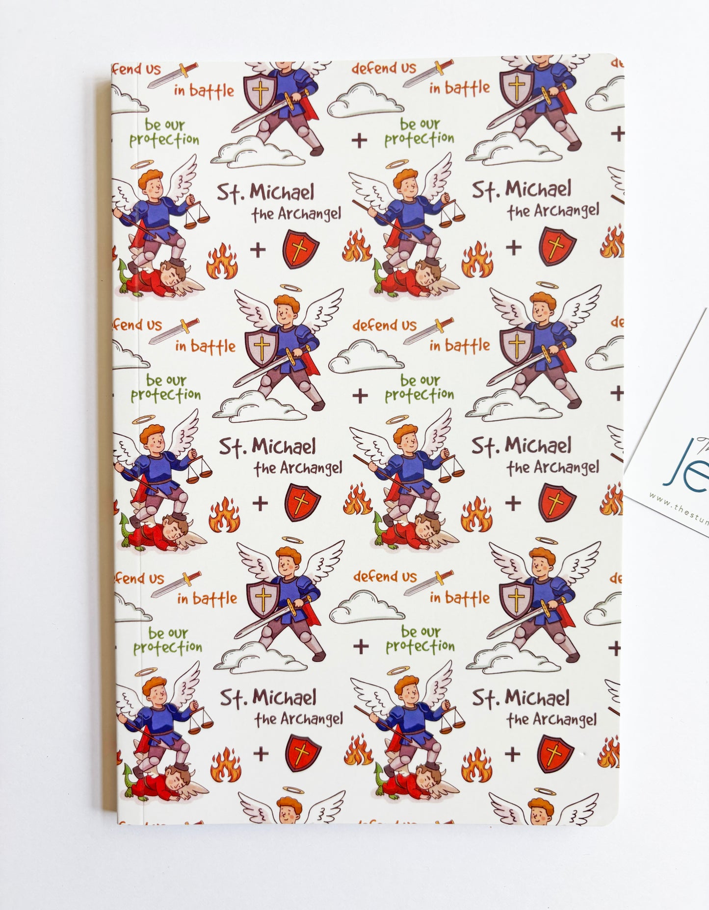 St. Michael the Archangel Ruled Notebook