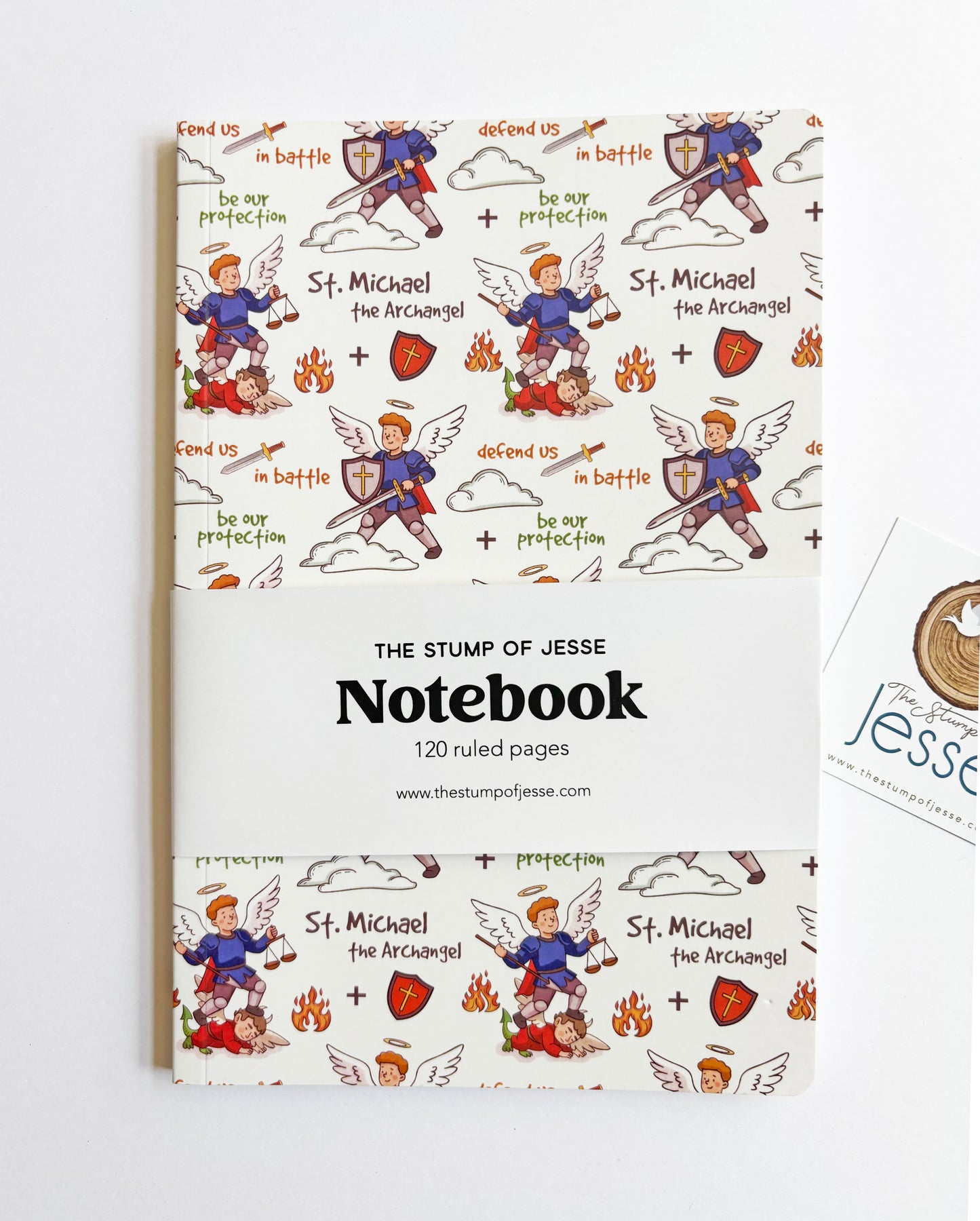 St. Michael the Archangel Ruled Notebook