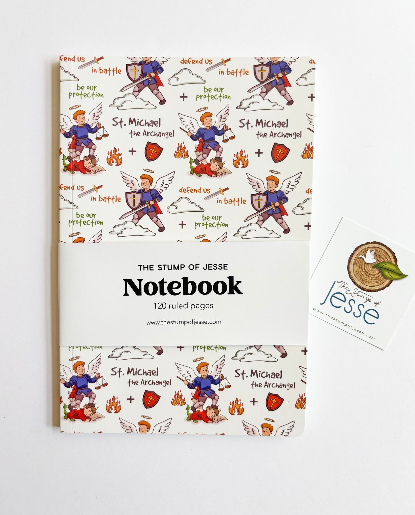 St. Michael the Archangel Ruled Notebook