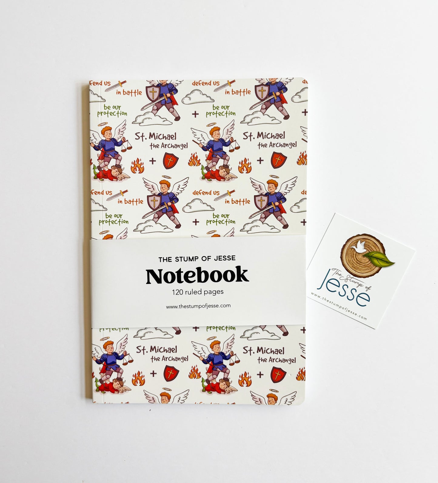 St. Michael the Archangel Ruled Notebook