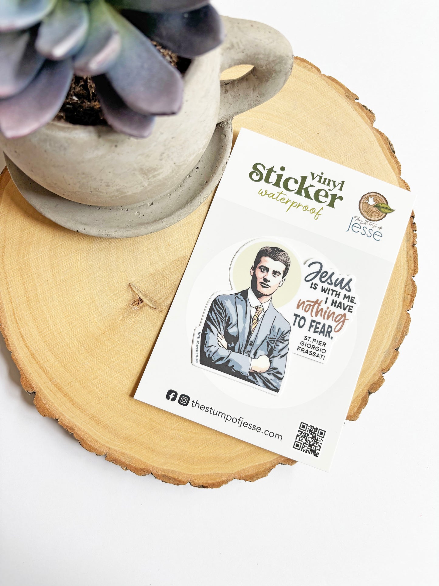 Pier Giorgio Frassati Waterproof Sticker