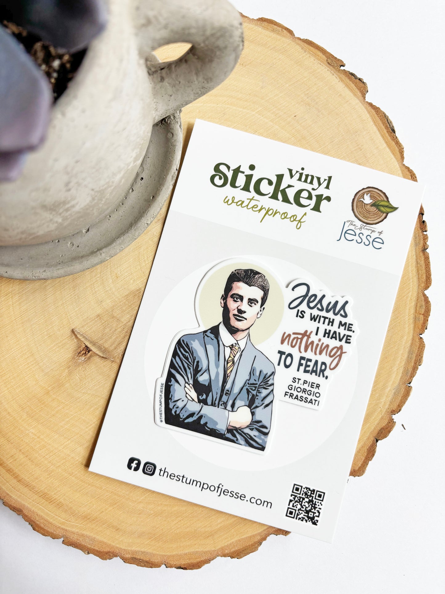 Pier Giorgio Frassati Waterproof Sticker