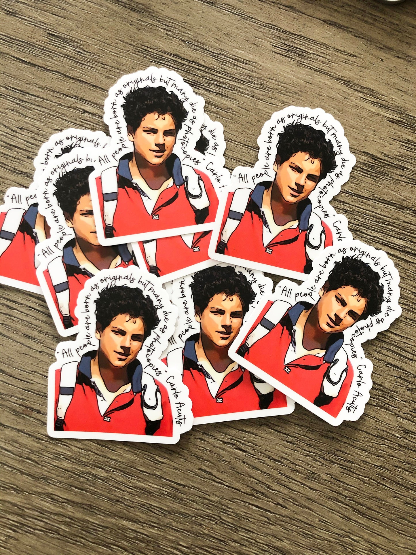 Carlo Acutis Waterproof Sticker
