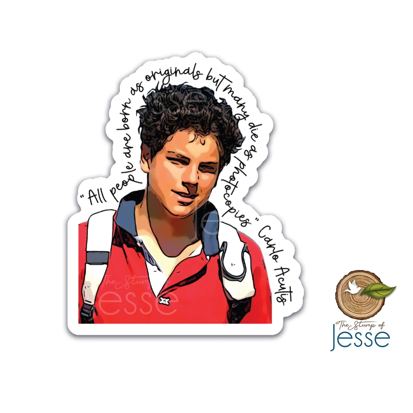 Carlo Acutis Waterproof Sticker