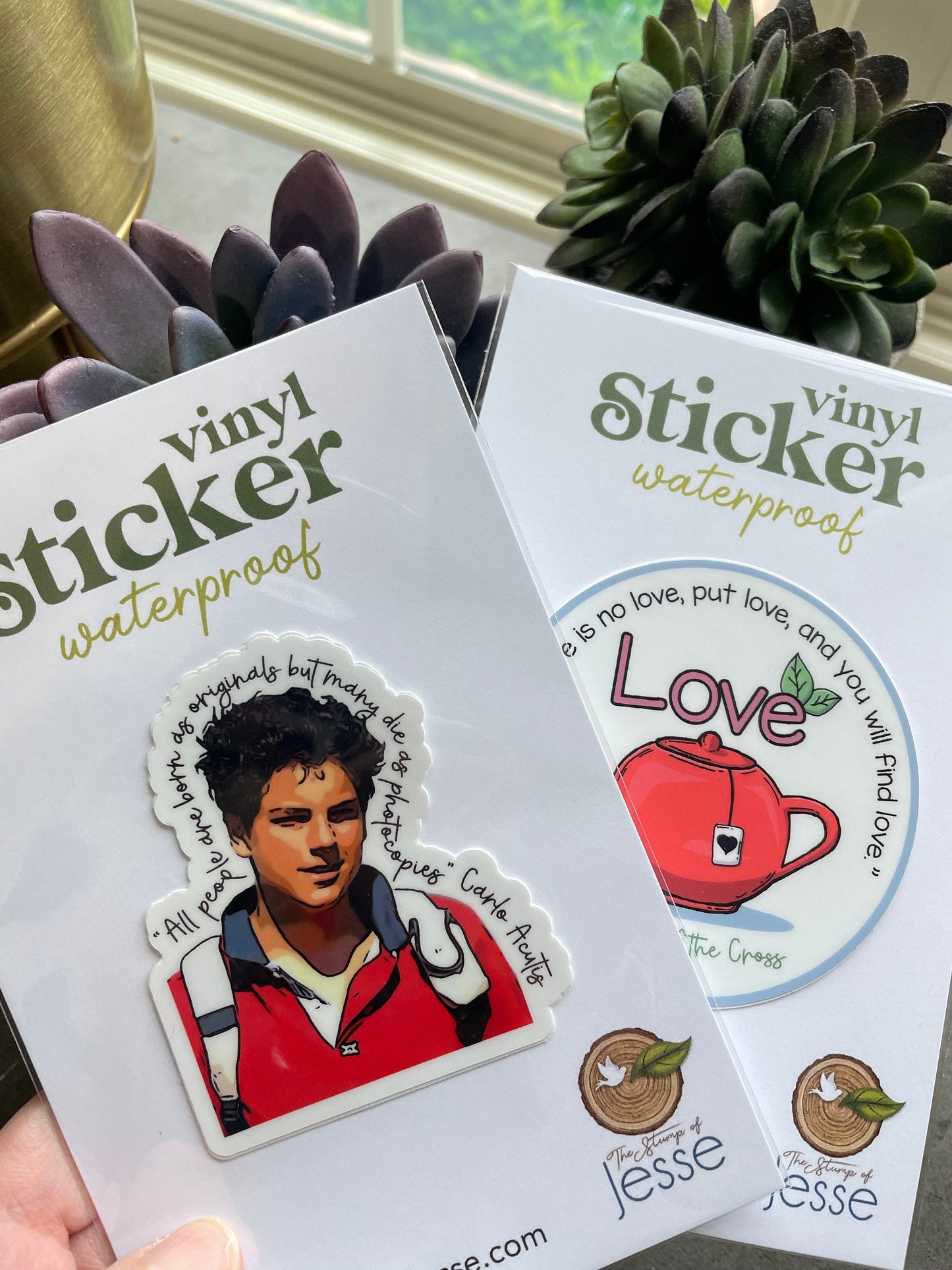 Carlo Acutis Waterproof Sticker