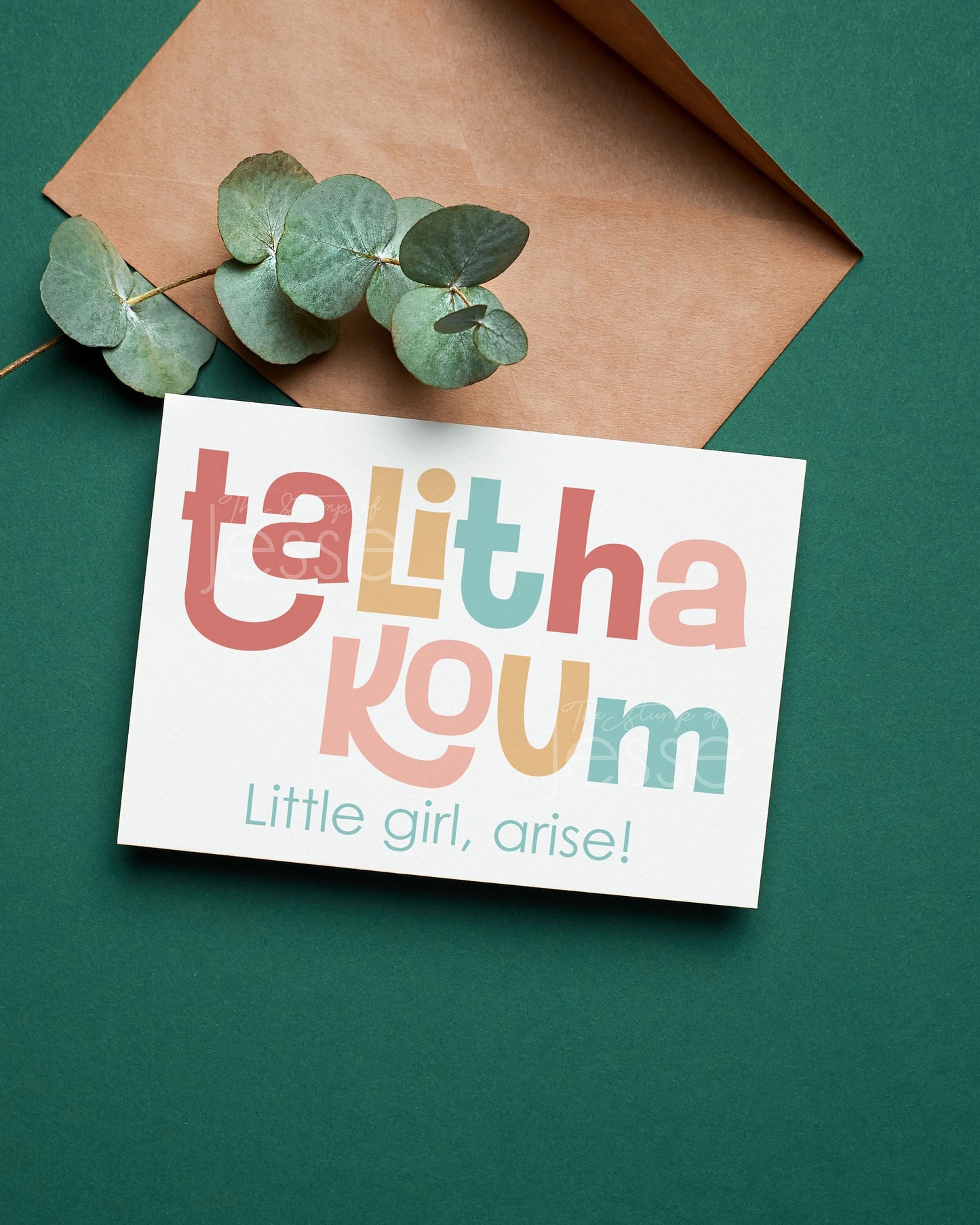 Talitha Koum Spiritual Bouquet Card | Digital Download | Spiritual Bouquet Card | Catholic card | prayer card | gift of prayer