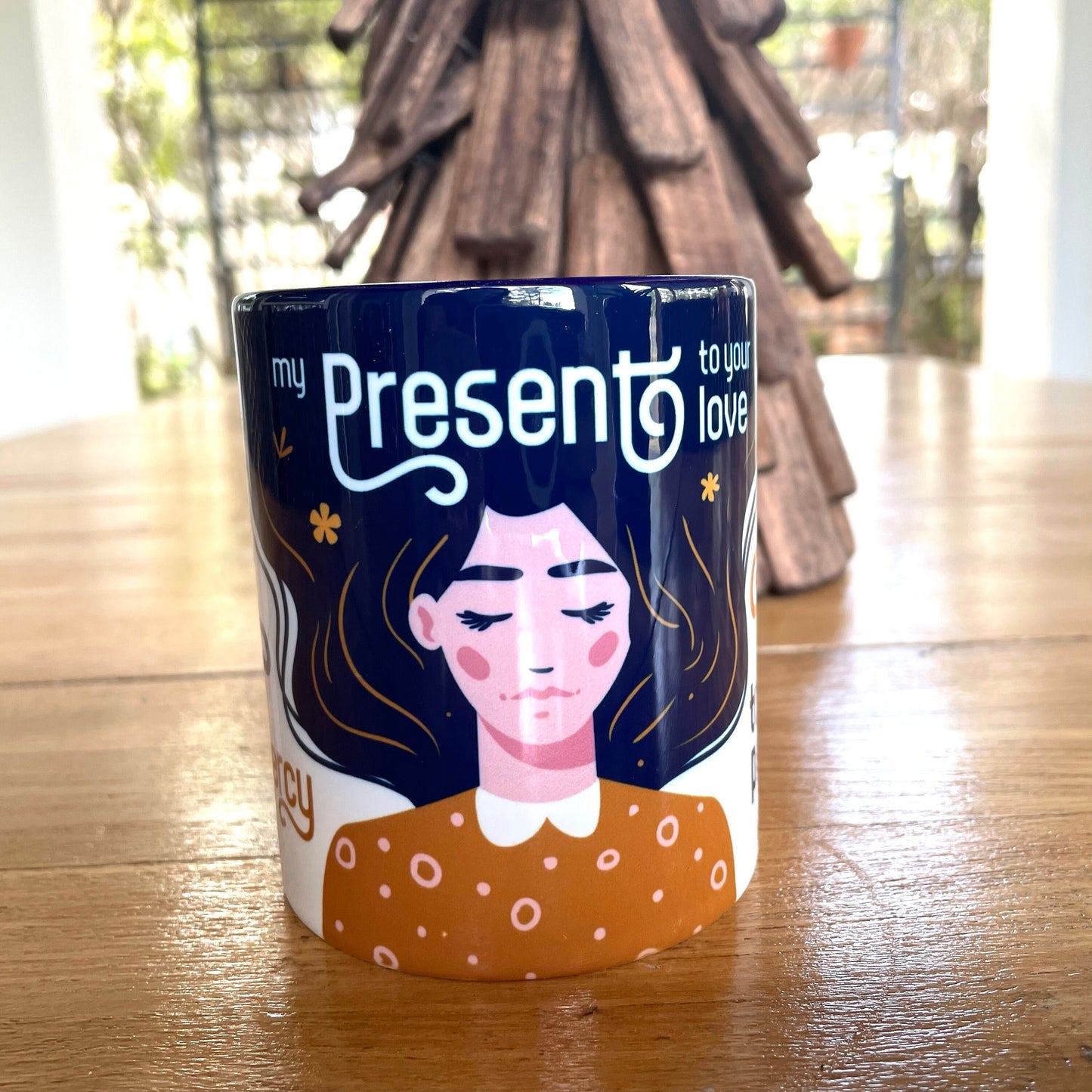 Padre Pio | My present to your love | Accent Coffee Mug, 11oz