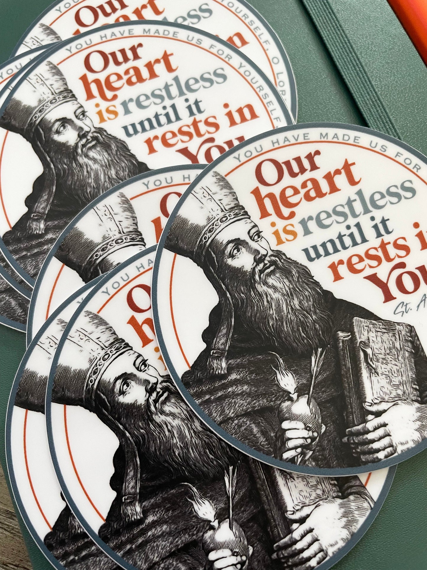 St. Augustine Waterproof Sticker