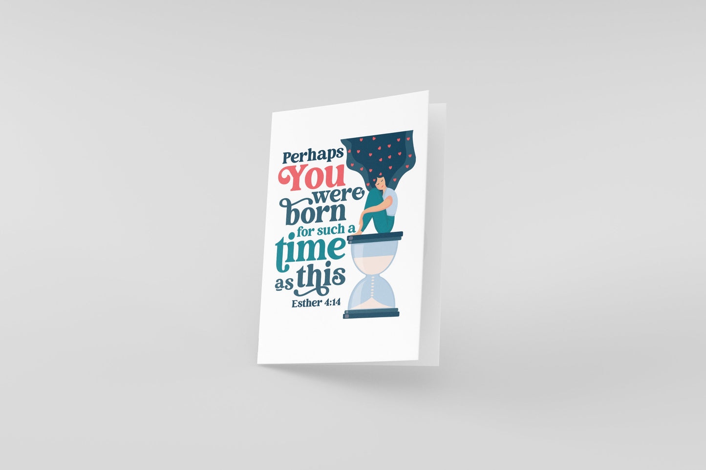 Perhaps you were born for such a time as this | Esther 4:14 | Digital Print | Printable | Gift | Confirmation Card