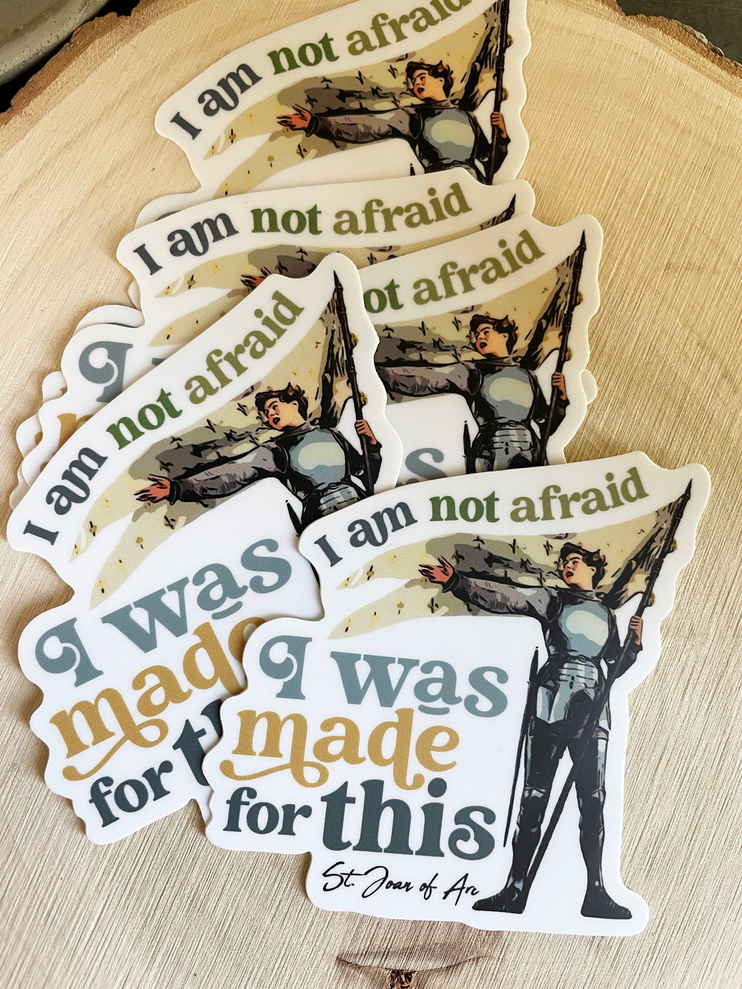 Joan of Arc | I was made for this | Waterproof Sticker