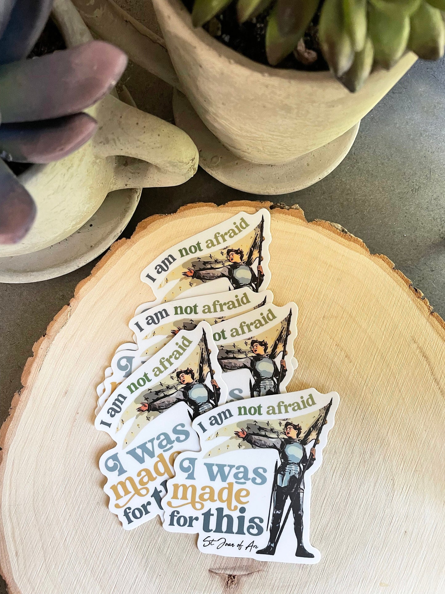 Joan of Arc | I was made for this | Waterproof Sticker