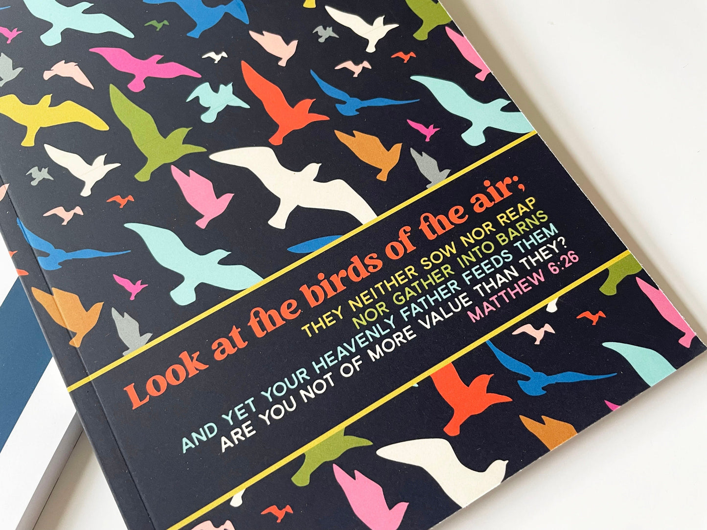 Look at the Birds of the Air Journal Matthew 6:26 | Ruled Notebook