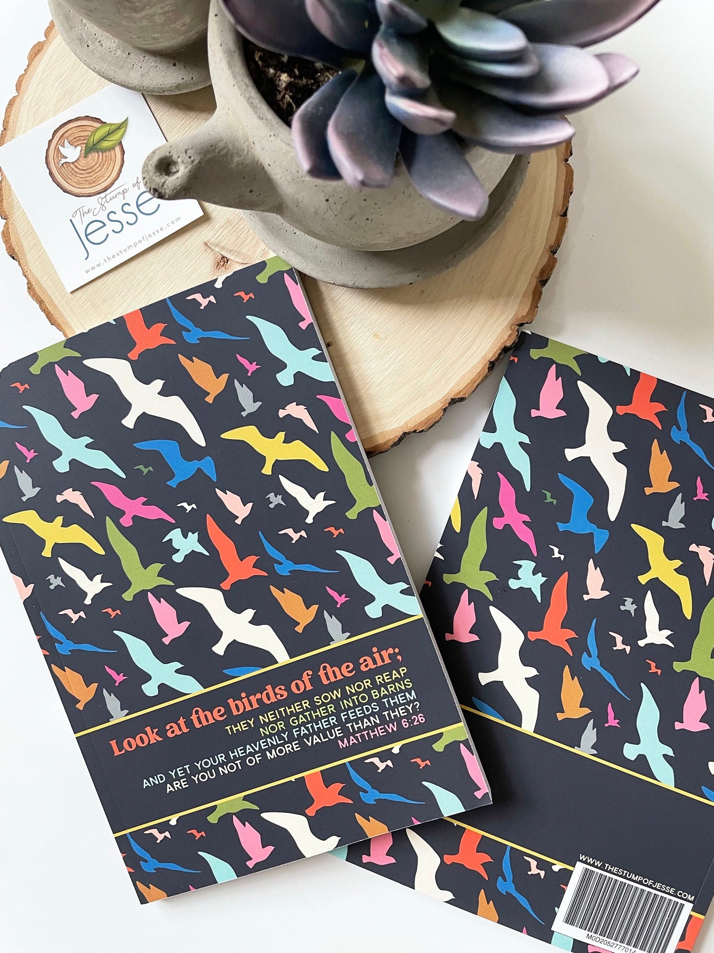 Look at the Birds of the Air Journal Matthew 6:26 | Ruled Notebook