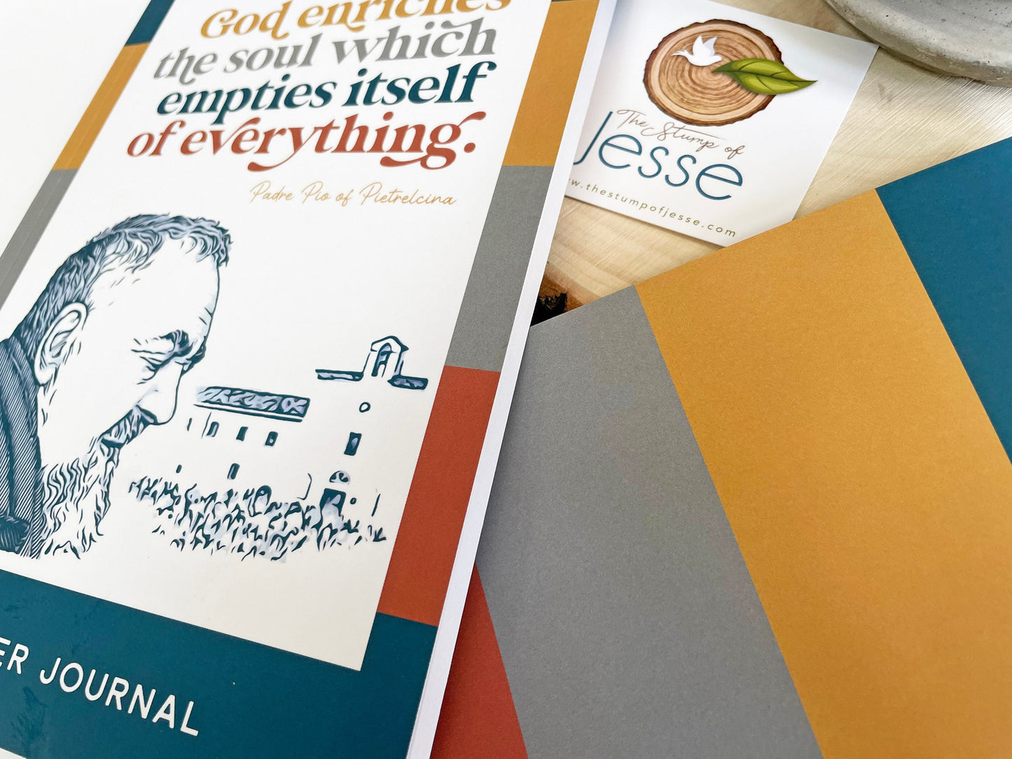 St. Padre Pio Journal | Ruled Notebook