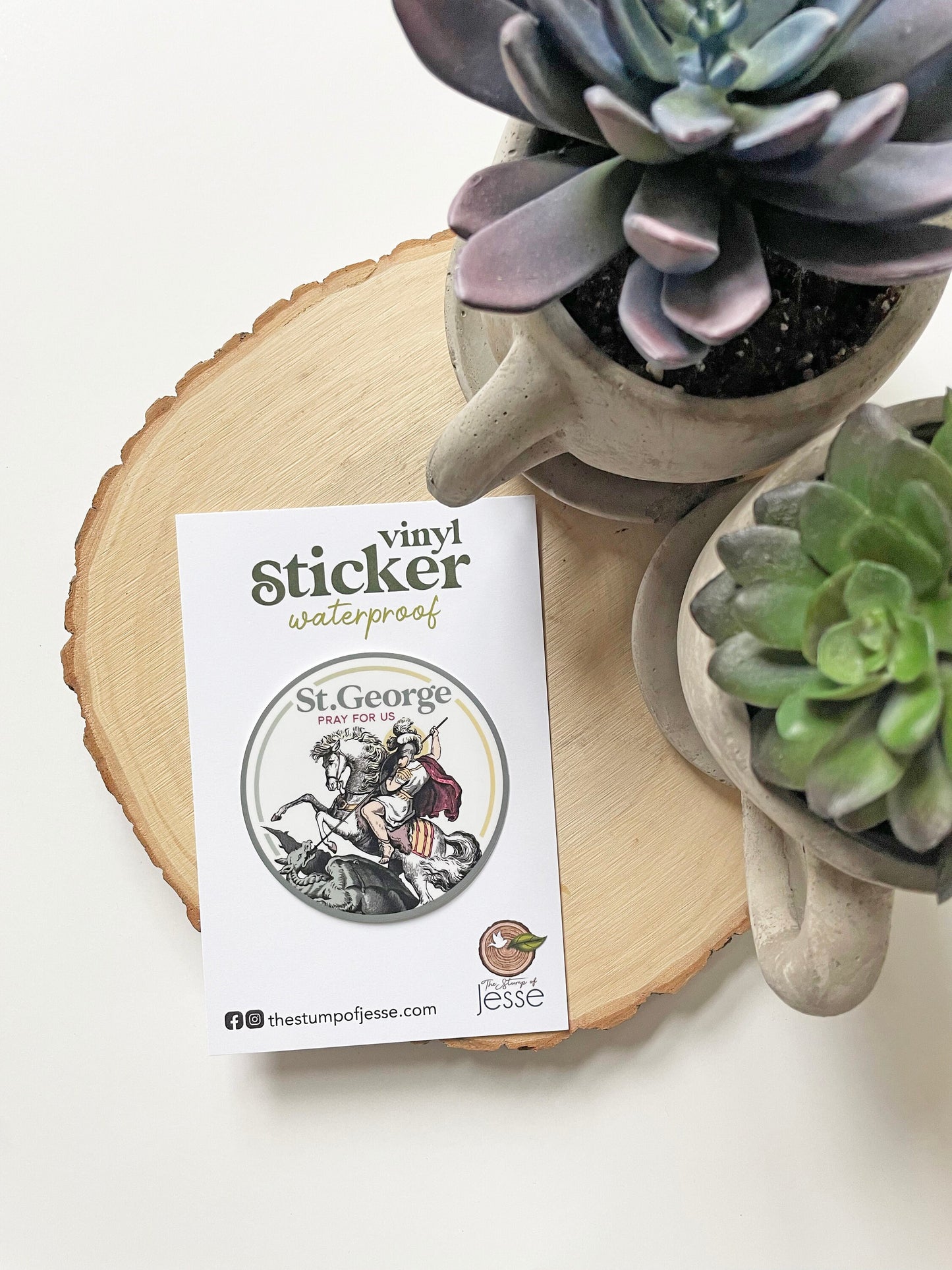 St. George Waterproof Sticker