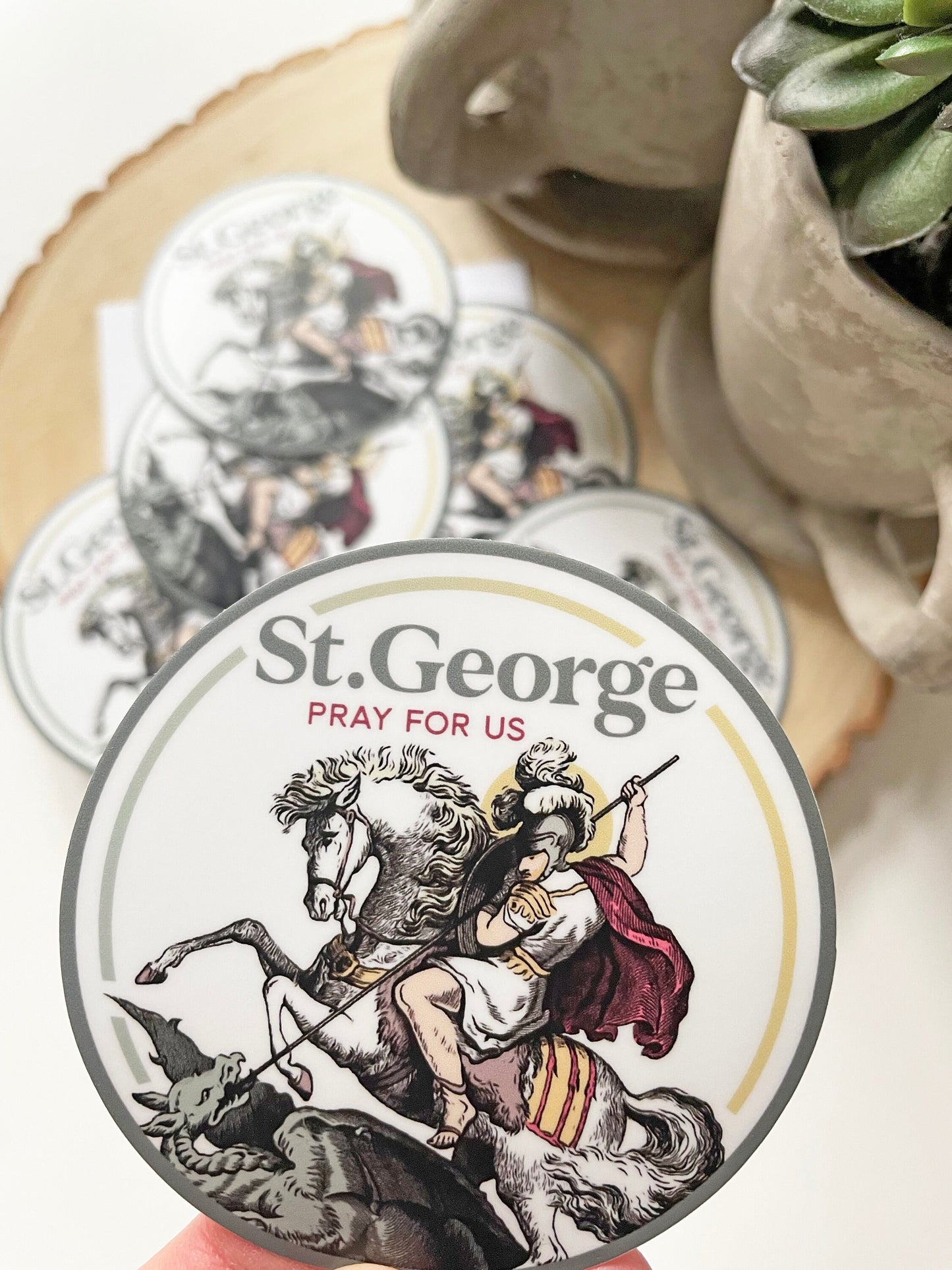 St. George Waterproof Sticker