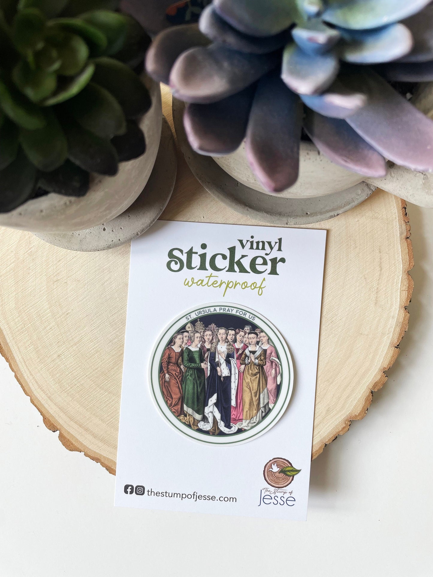 St. Ursula Waterproof Sticker