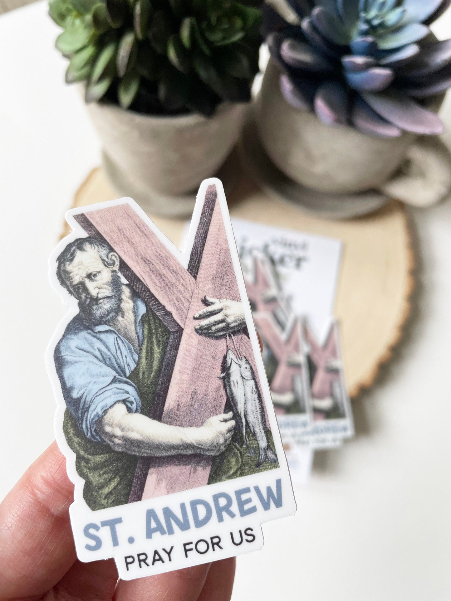 St. Andrew Apostle Waterproof Sticker