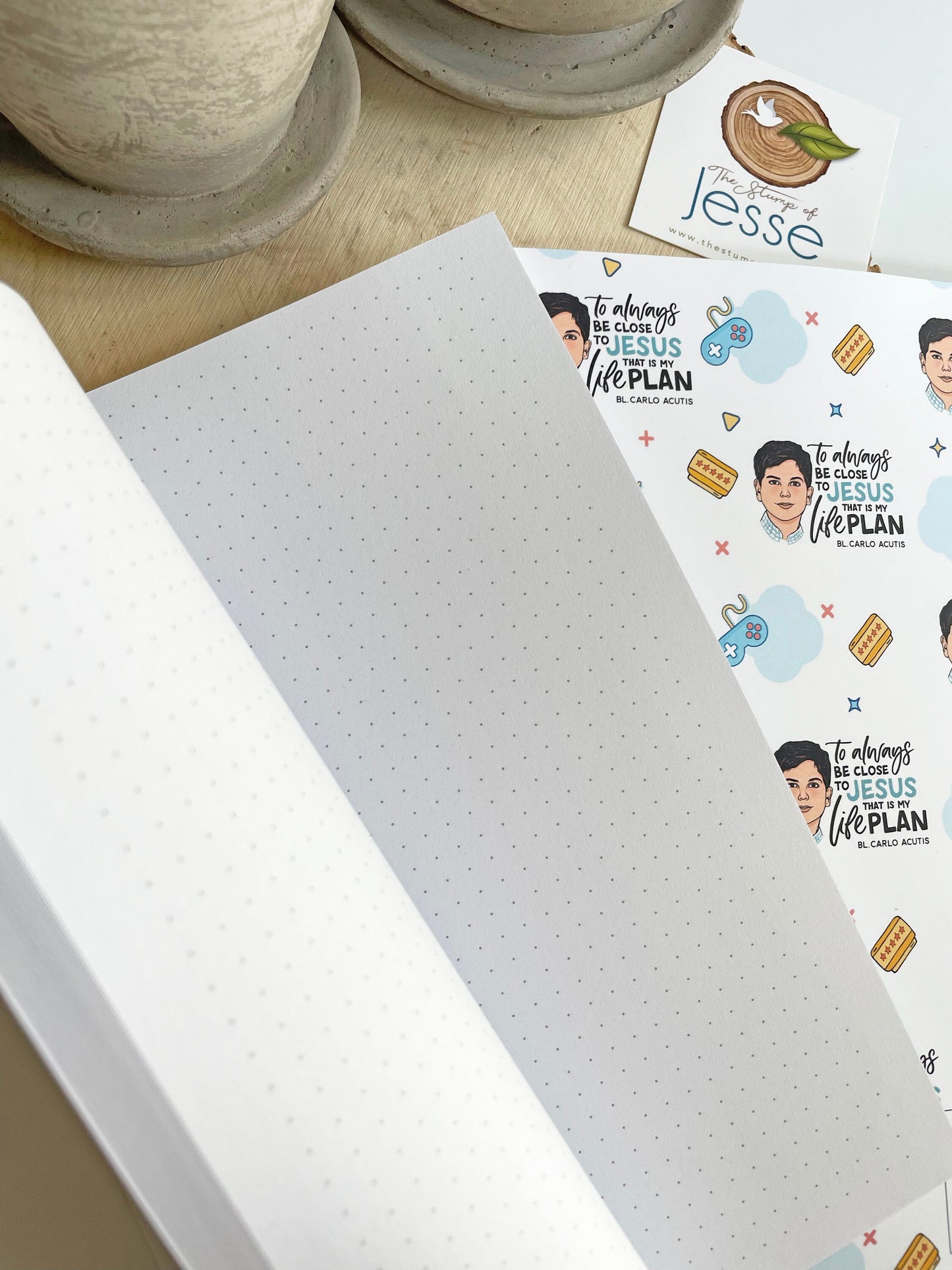Bl. Carlo Acutis Journal | Dotted Notebook