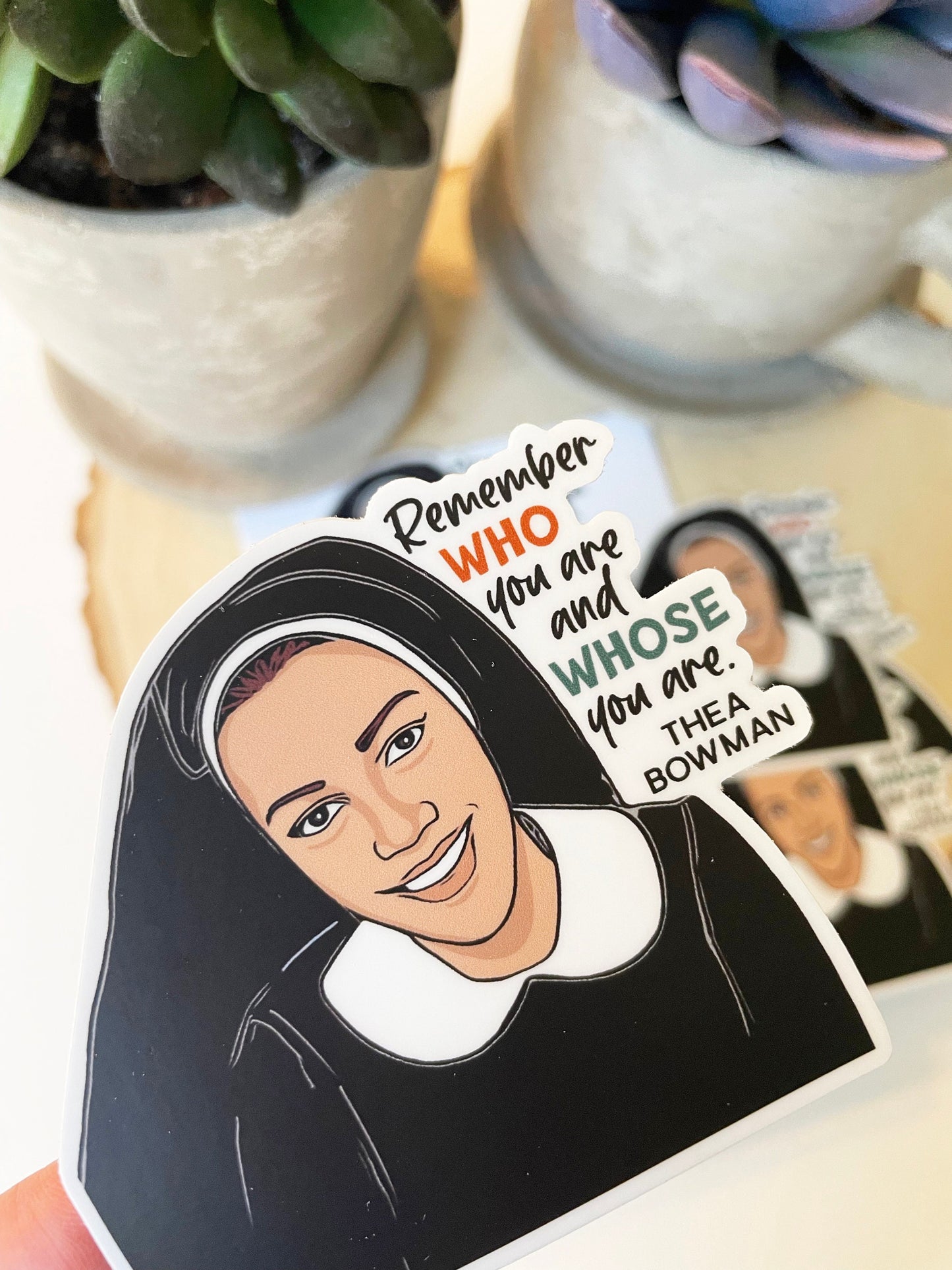 Sister Thea Bowman Waterproof Sticker