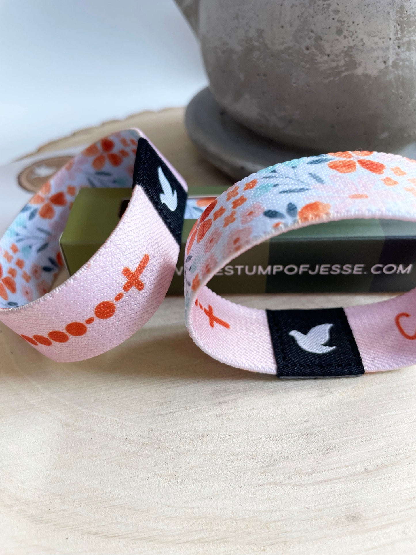 Call your Mother, Pray the Rosary| Reversible Elastic Bracelet