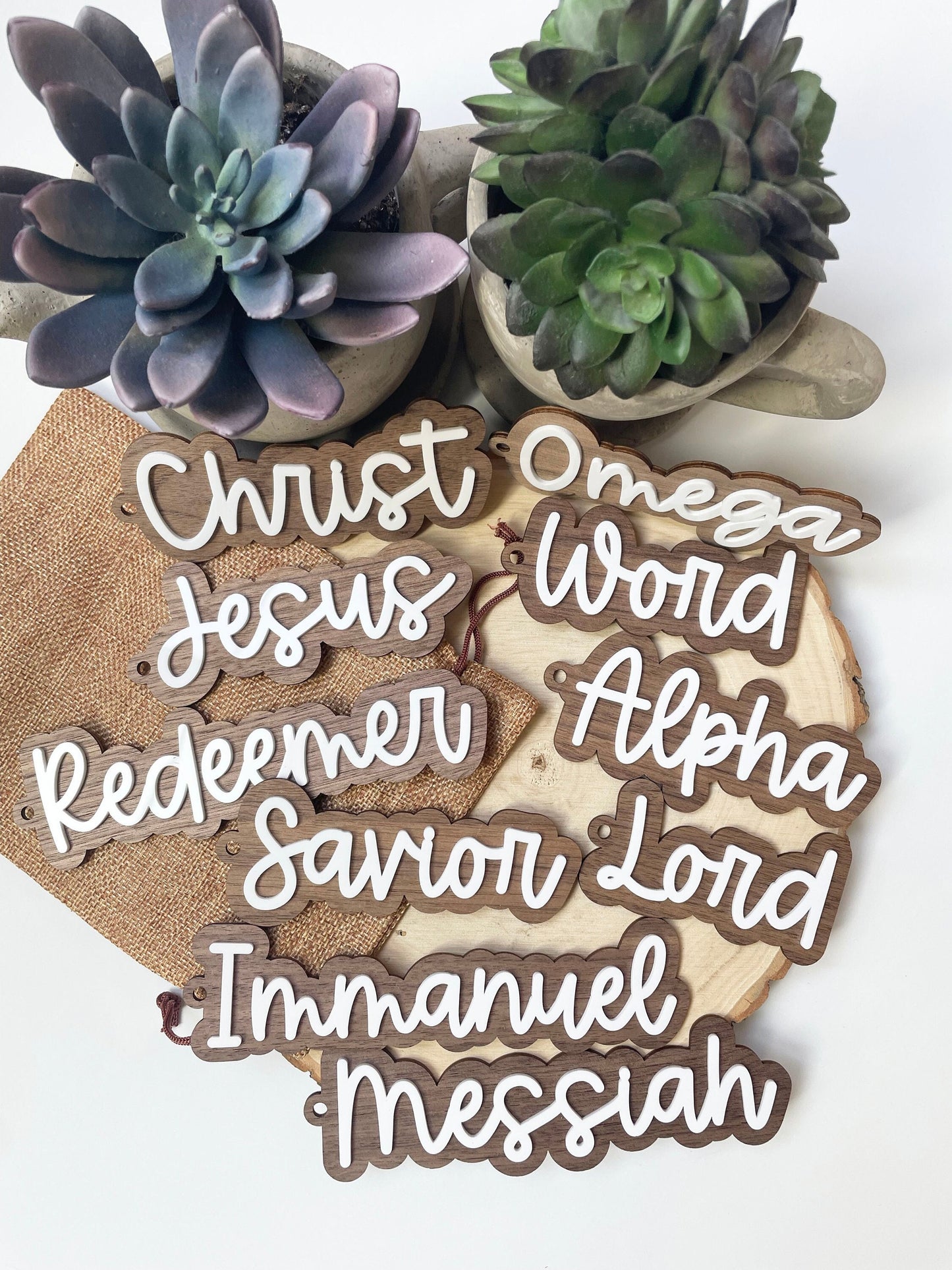 Names of Jesus Ornaments | Christmas Decoration