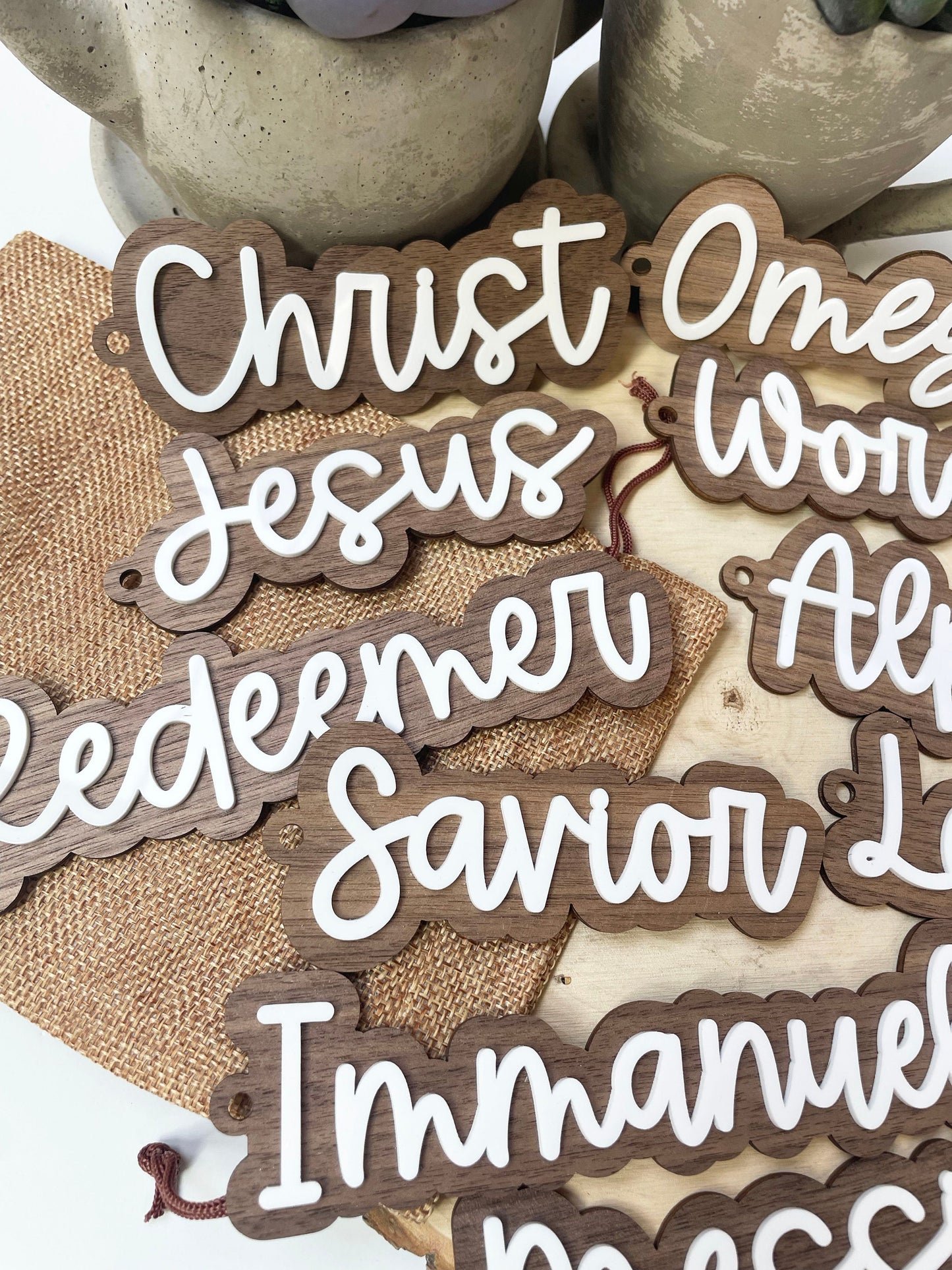 Names of Jesus Ornaments | Christmas Decoration