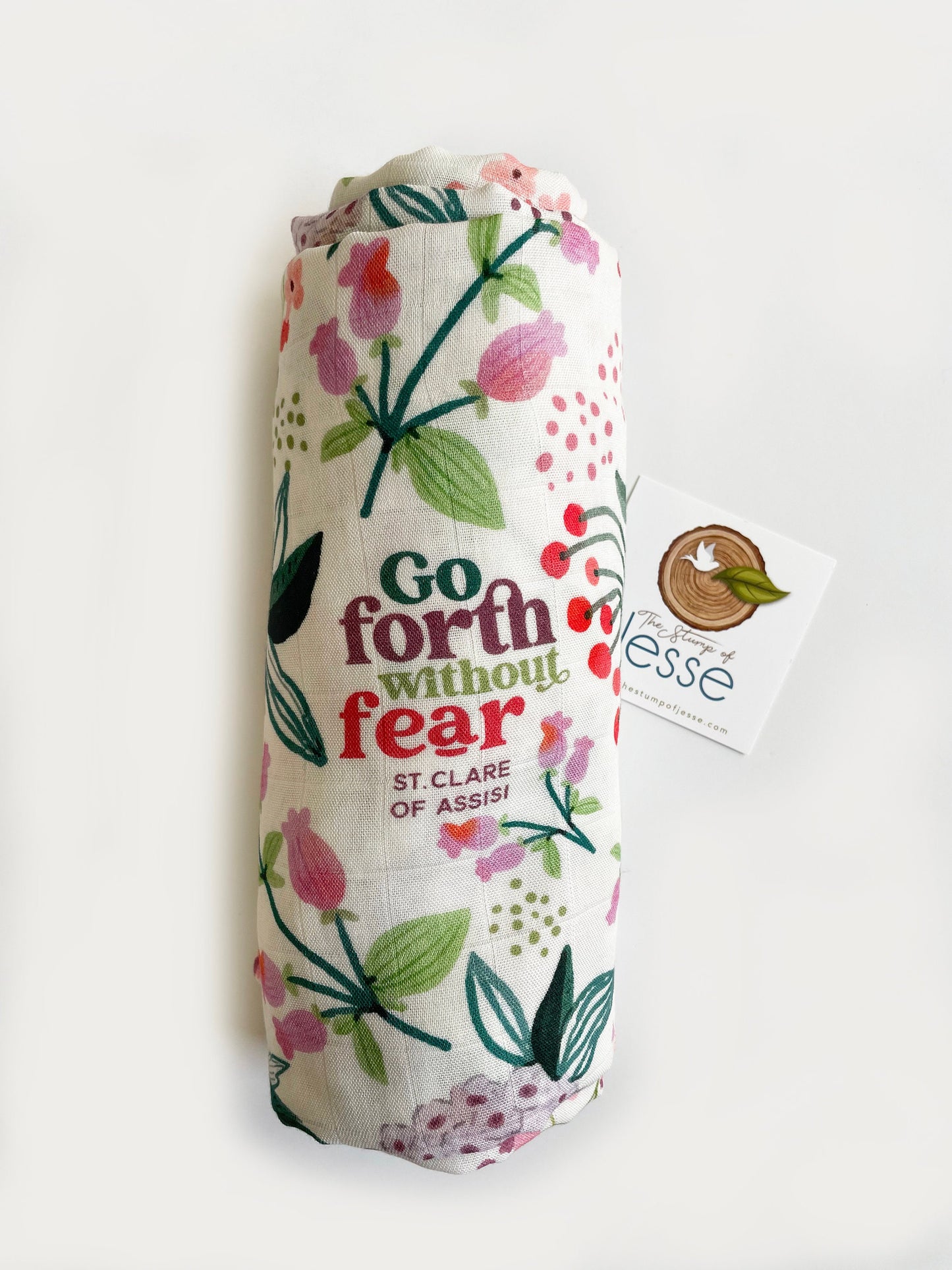 St. Clare of Assisi Deluxe Baby Swaddle