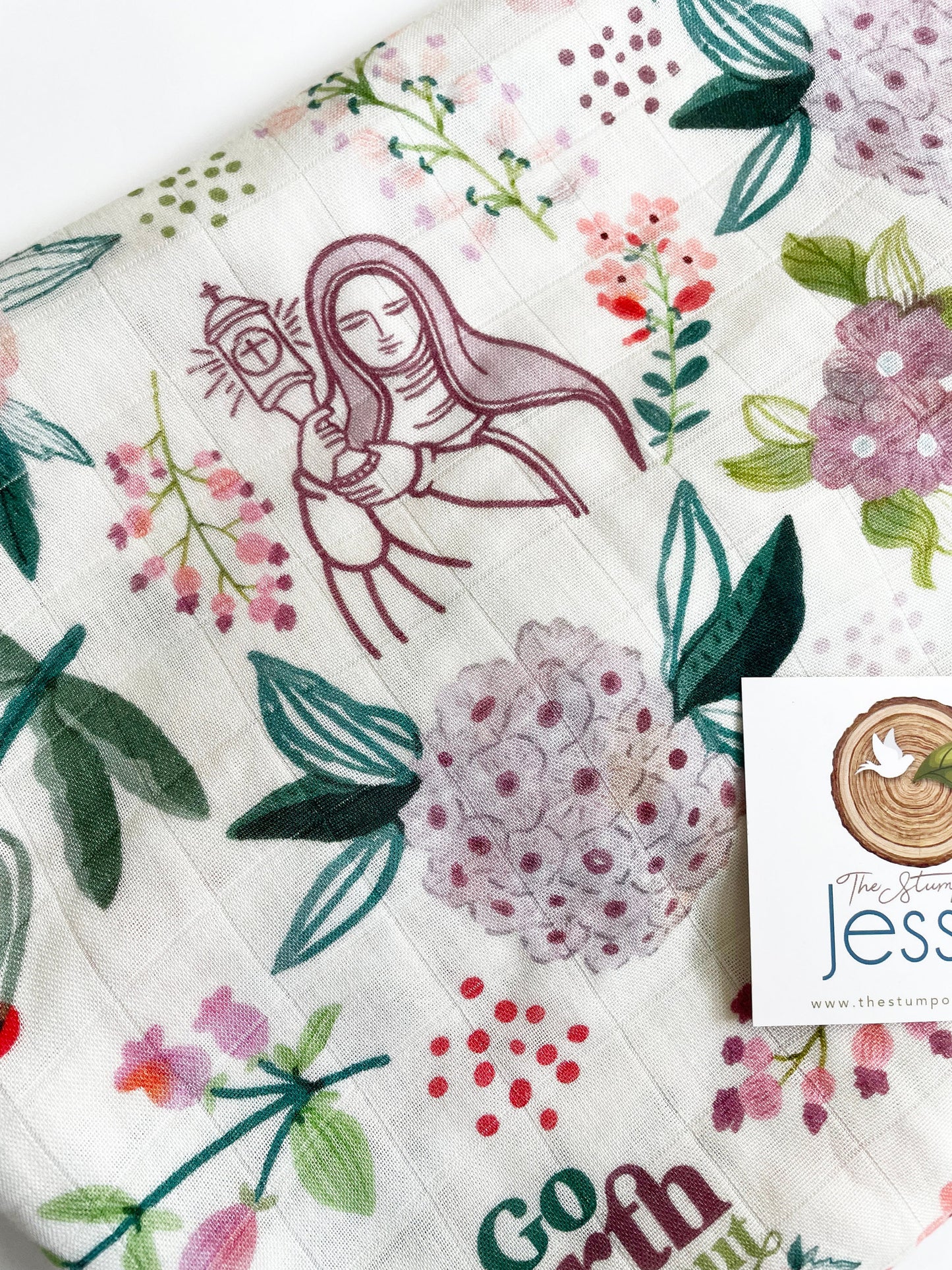St. Clare of Assisi Deluxe Baby Swaddle