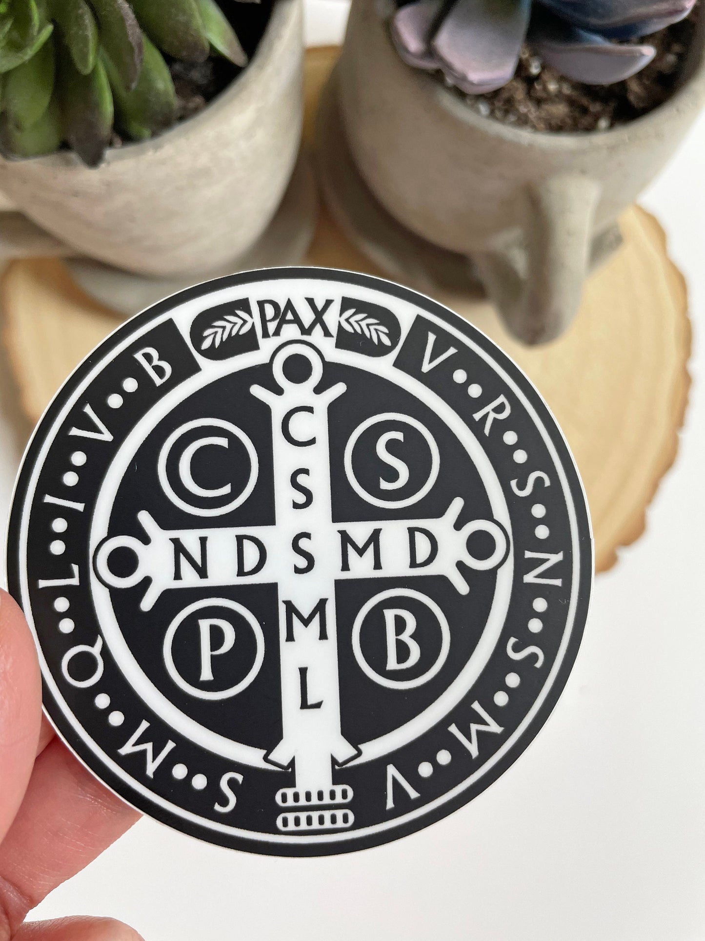 St. Benedict Medal Waterproof Sticker