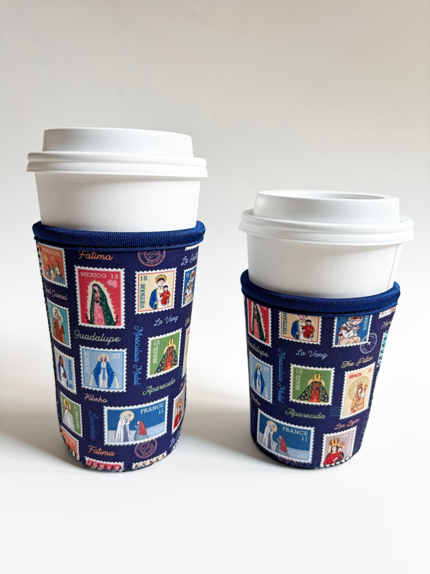 Ave Maria Post Catholic Drink Sleeve | Coffee Cozies | Gift for Catholic Woman