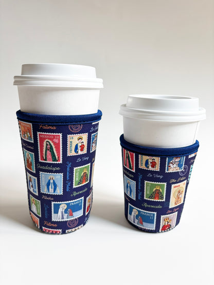 Ave Maria Post Catholic Drink Sleeve | Coffee Cozies | Gift for Catholic Woman
