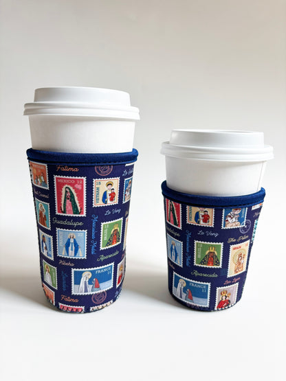 Ave Maria Post Catholic Drink Sleeve | Coffee Cozies | Gift for Catholic Woman