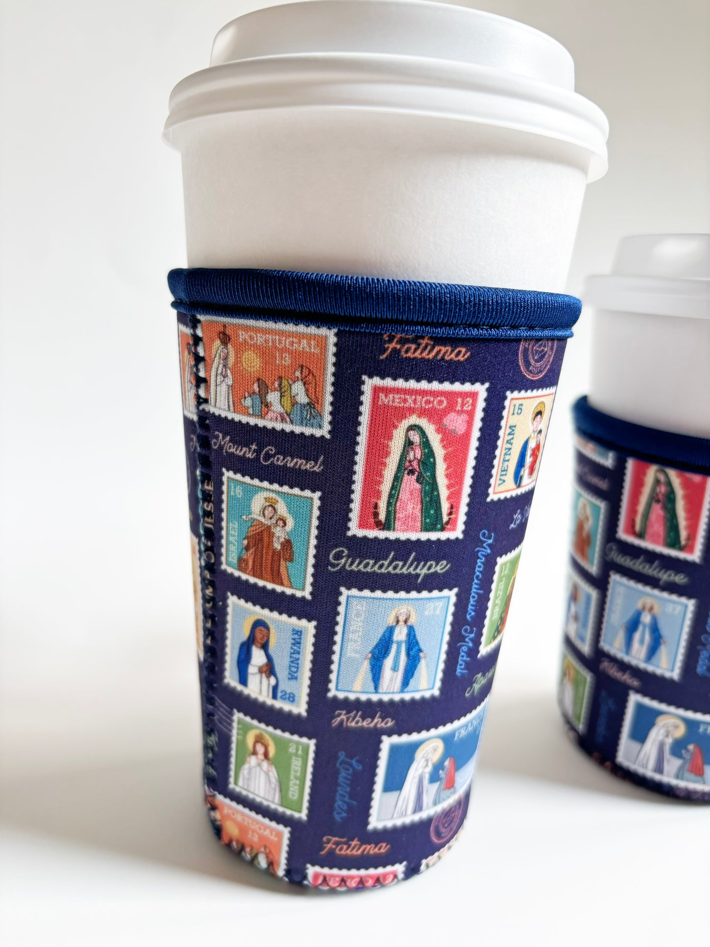 Ave Maria Post Catholic Drink Sleeve | Coffee Cozies | Gift for Catholic Woman