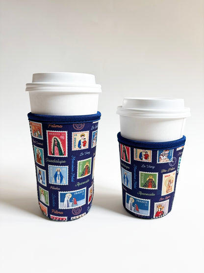 Ave Maria Post Catholic Drink Sleeve | Coffee Cozies | Gift for Catholic Woman