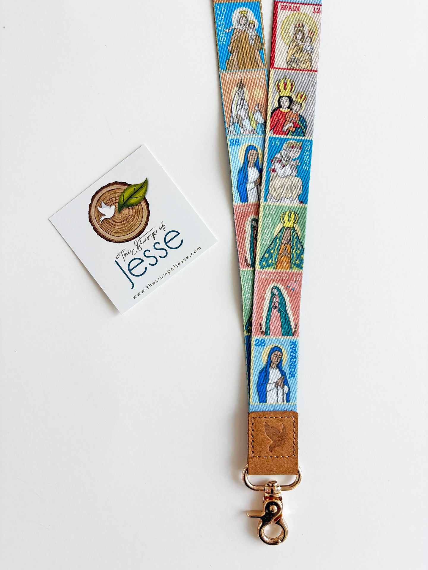 Ave Maria Post Lanyard