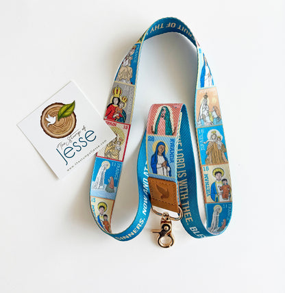 Ave Maria Post Lanyard