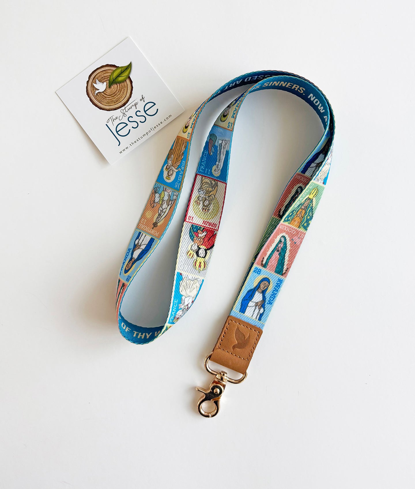 Ave Maria Post Lanyard
