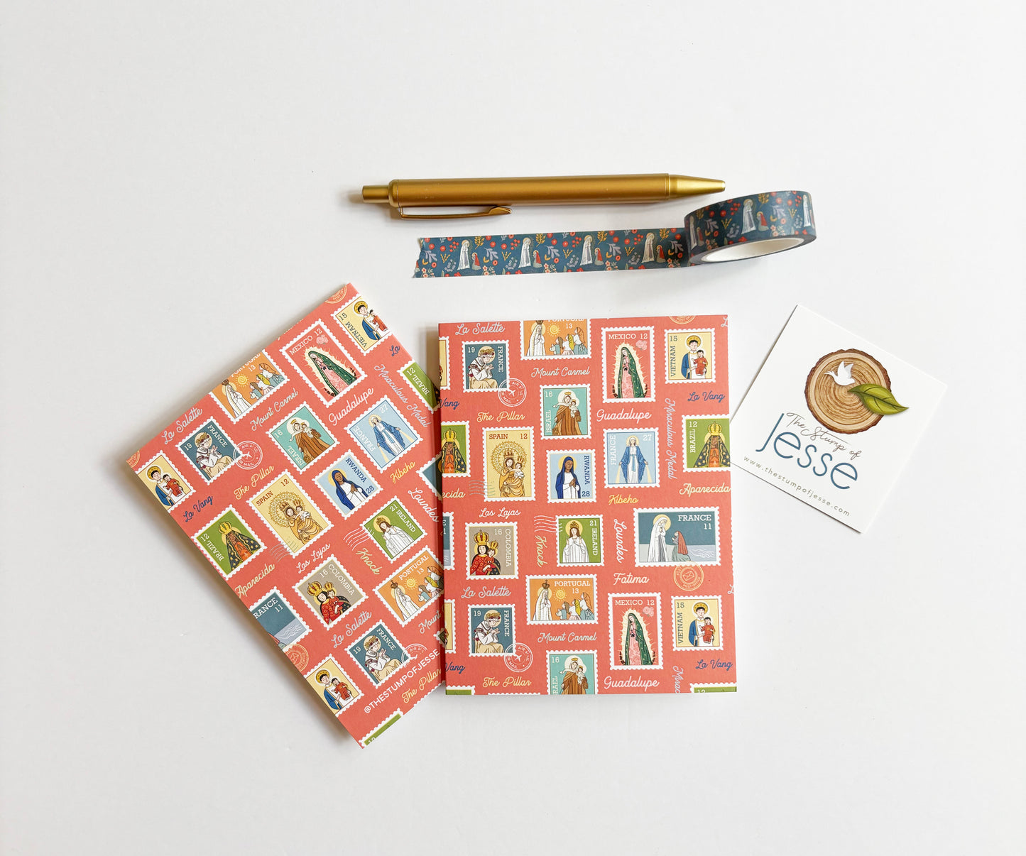 Ave Maria Post Red Greeting Card