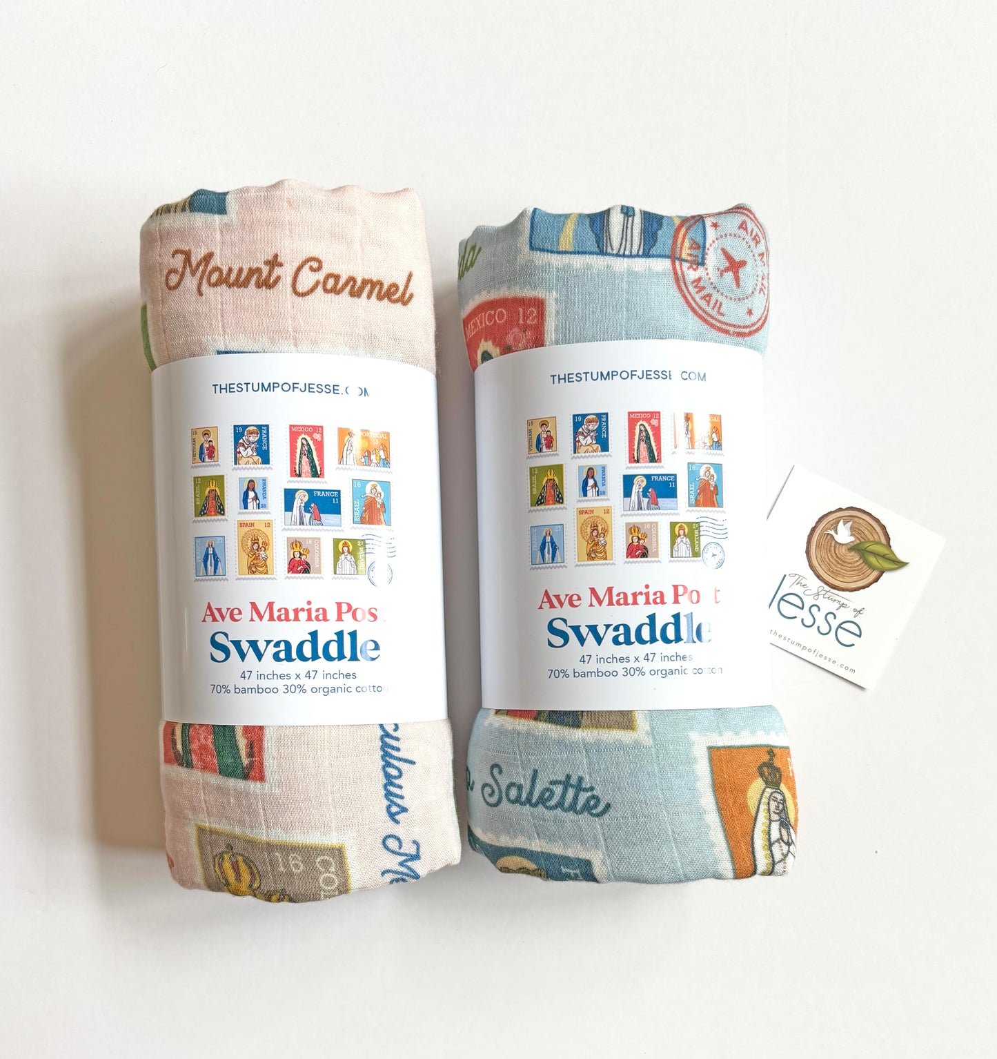 Ave Maria Post Muslin Deluxe Swaddle
