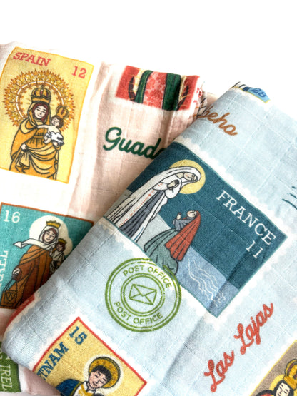 Ave Maria Post Muslin Deluxe Swaddle