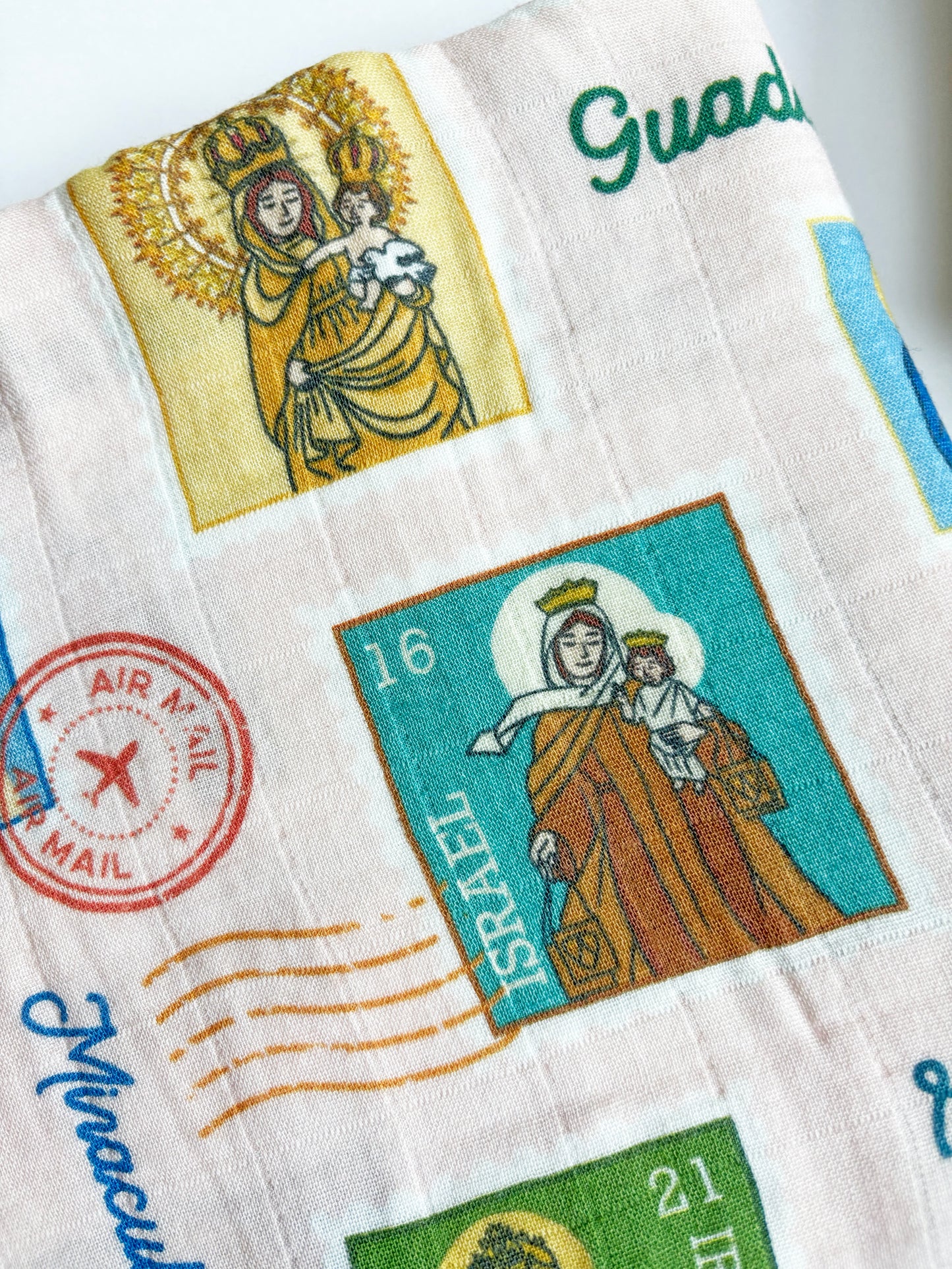 Ave Maria Post Muslin Deluxe Swaddle