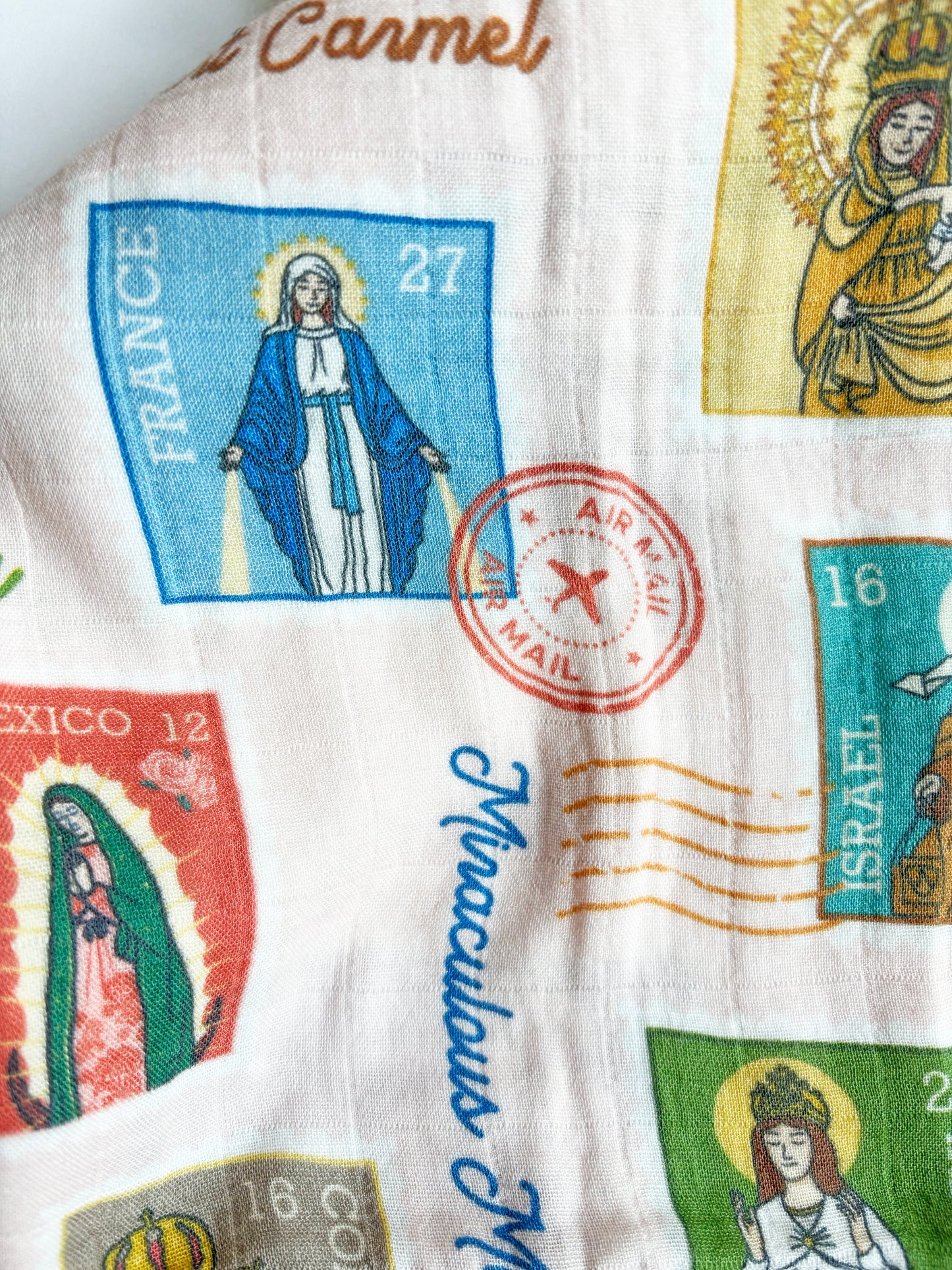 Ave Maria Post Muslin Deluxe Swaddle