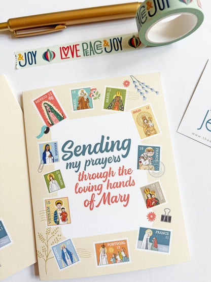 Ave Maria Post Greeting Card