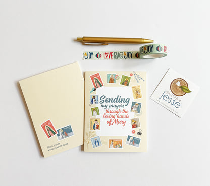 Ave Maria Post Greeting Card