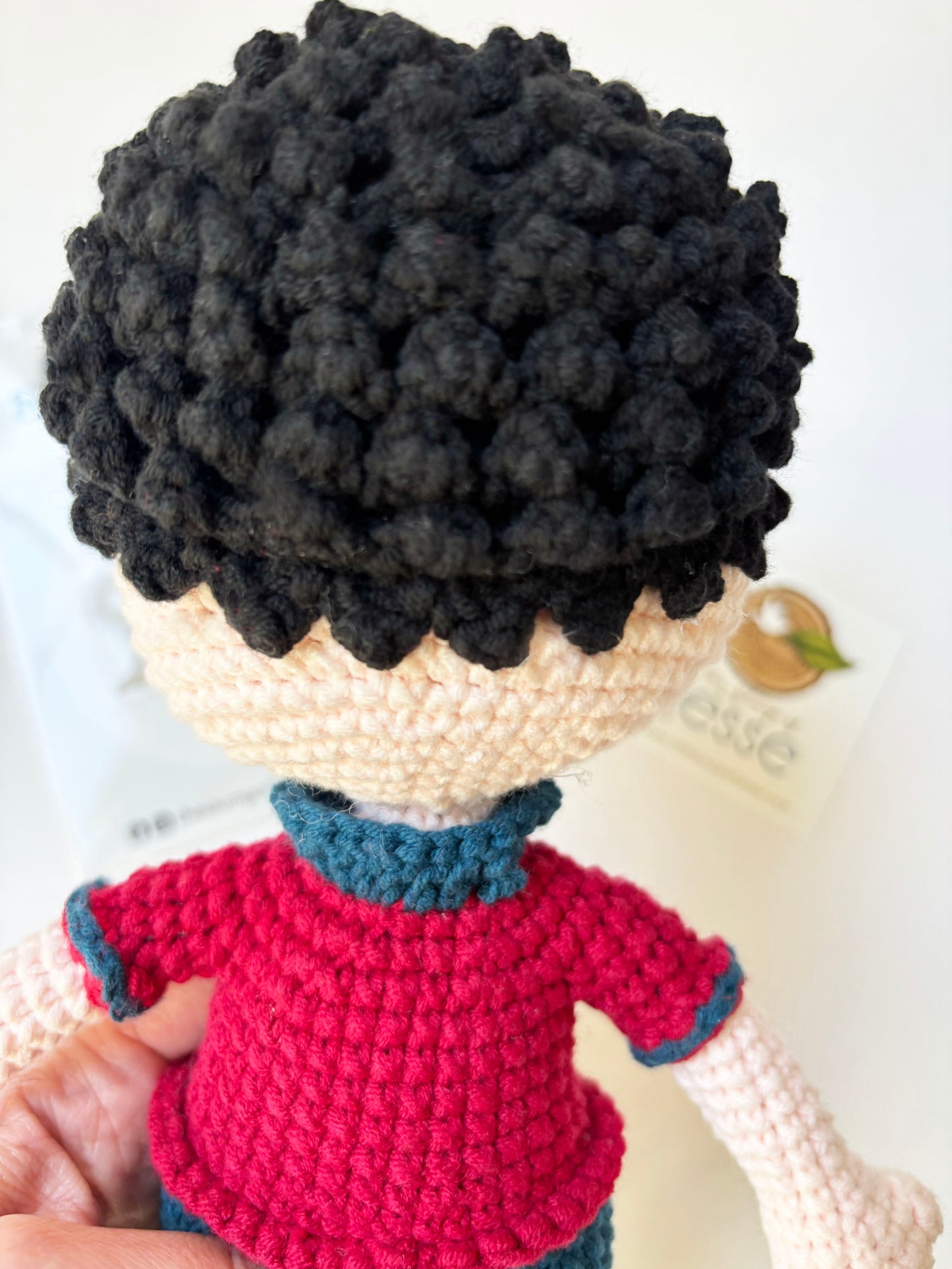 St. Carlo Acutis Crochet Doll